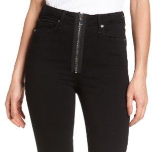 Good Waist Exposed Zip Skinny Jeans